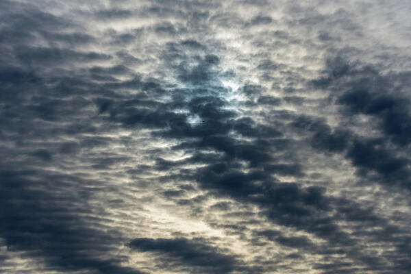 Sky Art Print featuring the photograph Striated Clouds by Douglas Killourie