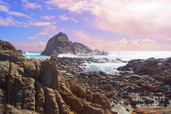 Sugarloaf Rock Art Print featuring the photograph Sugarloaf Rock X by Cassandra Buckley
