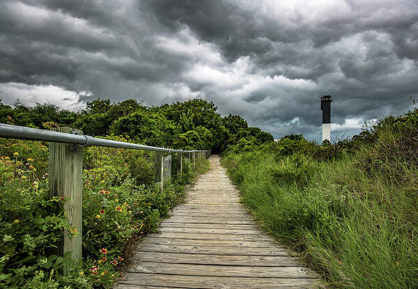 Sullivan's Island Art Print featuring the photograph Sullivan's Island Summer Storm Clouds by Donnie Whitaker