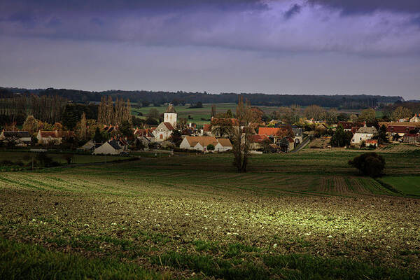 Loire Art Print featuring the photograph Sunlight Over the Loire Valley by Hugh Smith