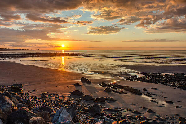York Art Print featuring the photograph Sunrise at Long Sands by Thomas Lavoie
