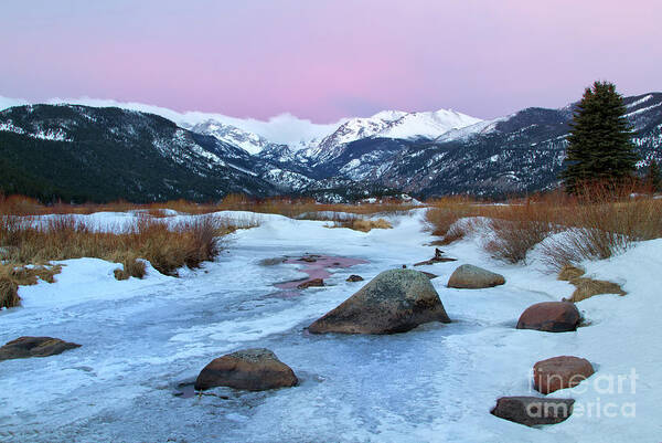 Rocky Mountain National Park Art Print featuring the photograph Sunrise at Rocky Mountain National Park by Ronda Kimbrow