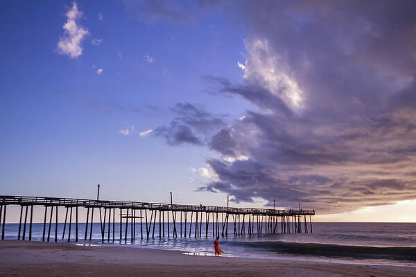 Marzena Grabczynska Lorenc Art Print featuring the photograph Sunrise in Rodanthe by Marzena Grabczynska Lorenc