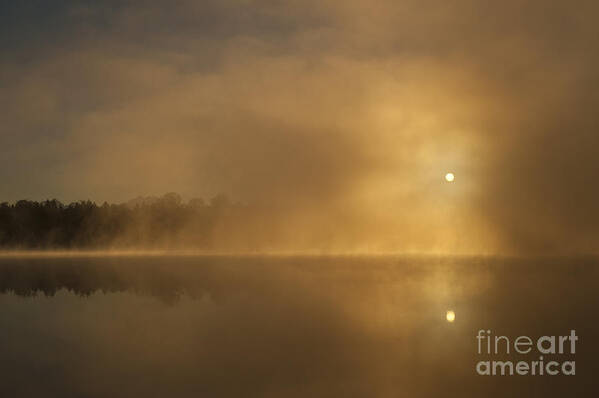 Lake Cassidy Art Print featuring the photograph Sunrise Relections by Jim Corwin