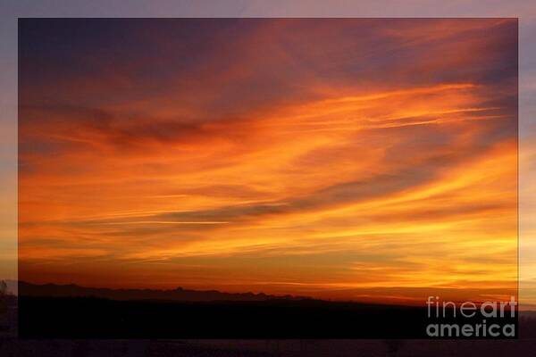 Absence Art Print featuring the photograph Sunset 10 by Jean Bernard Roussilhe