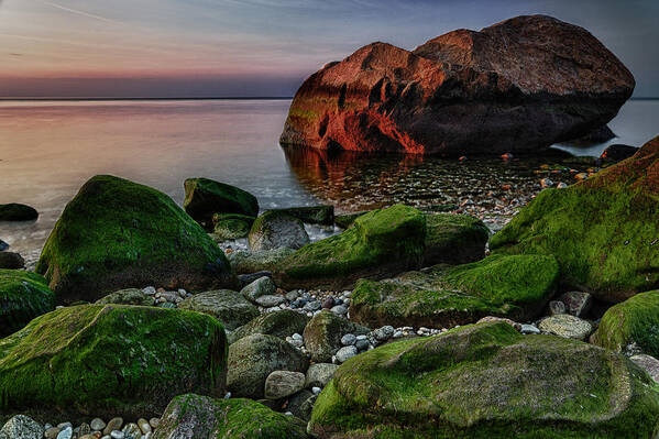 Sunset Art Print featuring the photograph Sunset at Horton Point by Rick Berk