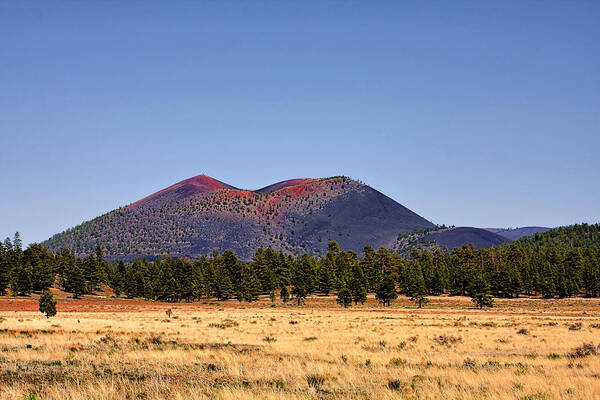 Crater Art Print featuring the photograph Sunset Crater Volcano National Monument by Alexandra Till