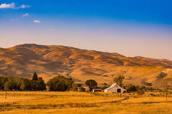 Farm Art Print featuring the photograph Sunset on the Farm by Paul LeSage