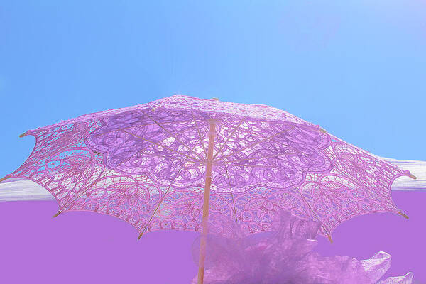 Sunshade In Pastel Color Art Print featuring the photograph Sunshade In Pastel Color by Viktor Savchenko