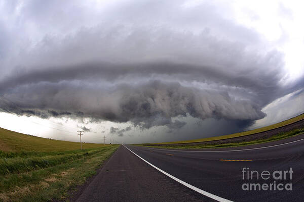 Storm Art Print featuring the photograph Supercell by Jim Edds