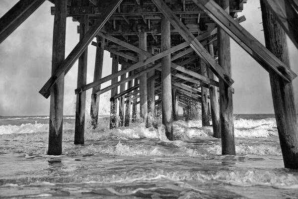 Topsail Art Print featuring the photograph Jolly Roger Pier A Dreamer's Day by Betsy Knapp