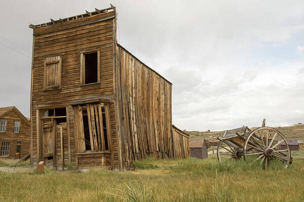 Abandoned Art Print featuring the photograph Swazey Hotel in Bodie, California by Karen Foley