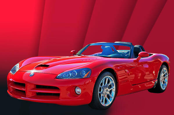 Red Art Print featuring the photograph Sweet Red Viper by Jim Hatch