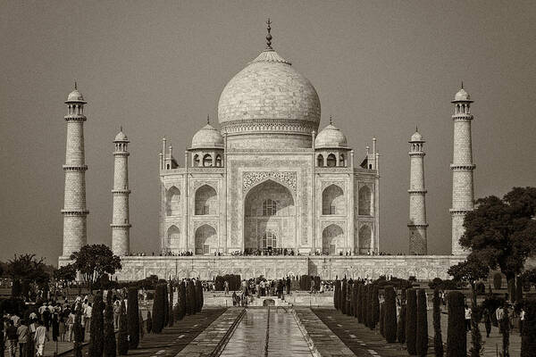 Taj Art Print featuring the photograph Taj Mahal by Hitendra SINKAR