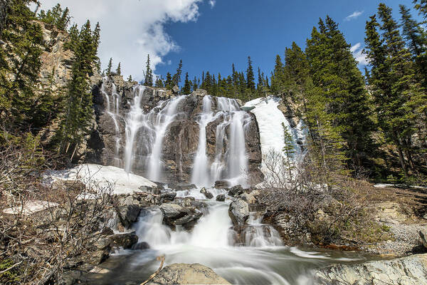 Photosbymch Art Print featuring the photograph Tangle Falls in the Spring by M C Hood