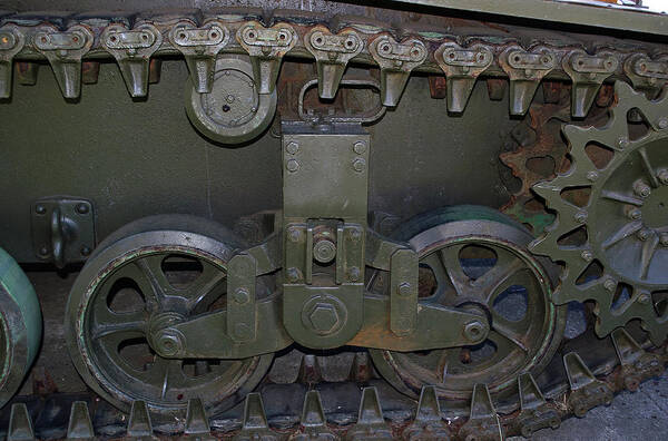 Gear Art Print featuring the photograph Tank Gears by Tikvah's Hope