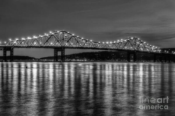 Clarence Holmes Art Print featuring the photograph Tappan Zee Bridge Twilight III by Clarence Holmes