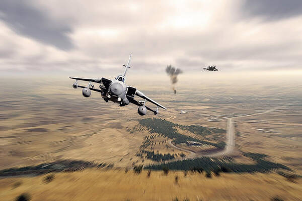 Tornado Gr4 Art Print featuring the digital art Telic Strike by Airpower Art
