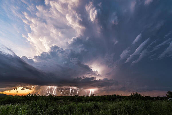 Storm Art Print featuring the photograph Texas Twilight by Marcus Hustedde