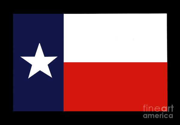 1839 Art Print featuring the photograph Texas:lone Star Flag, 1839 by Granger