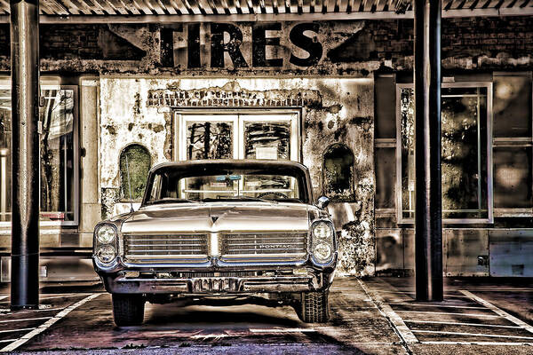 Classic Car Art Print featuring the photograph Pontiac Needs New Tires by Toni Hopper