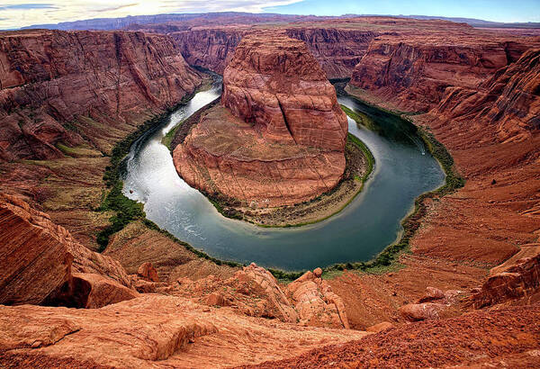 Grand Canyon Art Print featuring the photograph The Bend by Lucinda Walter