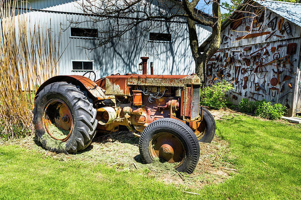 Farm Art Print featuring the photograph The Big Case by Brent Buchner
