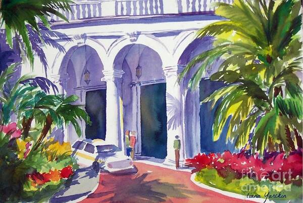 The Breakers Art Print featuring the painting The Breakers by Liana Yarckin