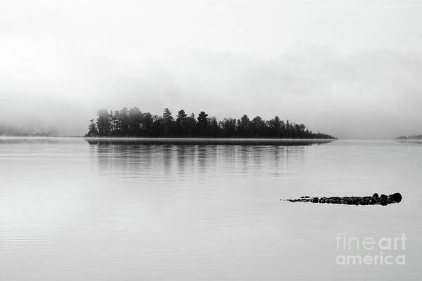 Morning Fog Art Print featuring the photograph The Breaking Fog by Cathy Beharriell