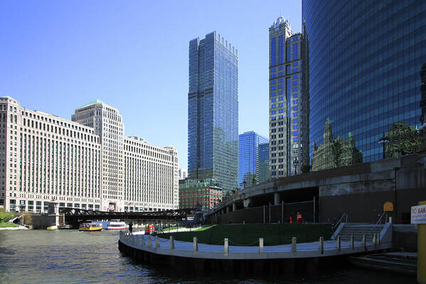 Chicago Art Print featuring the photograph The Chicago River by Jackson Pearson