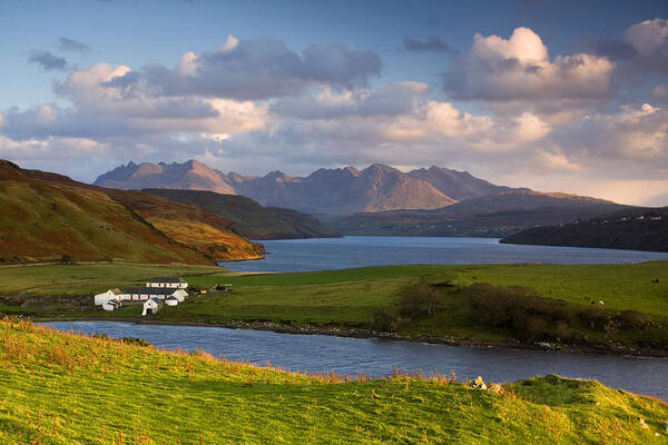 Scotland Art Print featuring the photograph The Cuillin Ridge Isle of Skye by John McKinlay