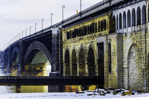 St. Louis Art Print featuring the photograph The Eads Bridge by Kristy Creighton