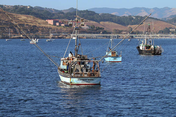 Port San Luis Art Print featuring the photograph The Eleanore Marie by Art Block Collections