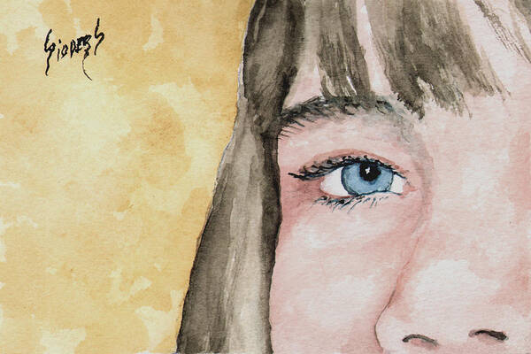 Eye Art Print featuring the painting The Eyes Have It - Bryanna by Sam Sidders