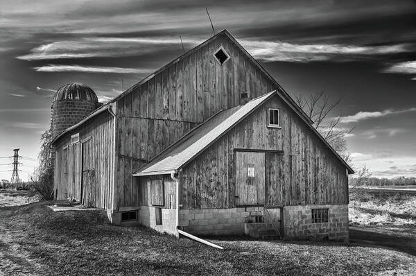 Barn Art Print featuring the photograph The Fargo Project 12232b by Guy Whiteley