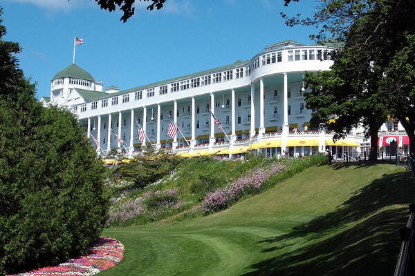 Grand Hotel Art Print featuring the photograph The Grand Hotel Mackinac Island by Spencer Meagher