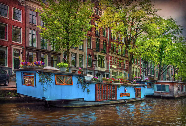 Hausboot Art Print featuring the photograph The Houseboats by Hanny Heim