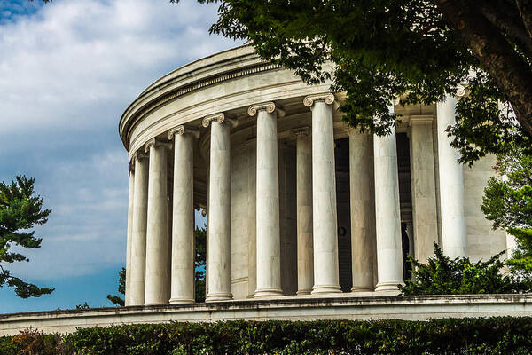 America Art Print featuring the photograph The Jefferson Memorial by Ed Clark