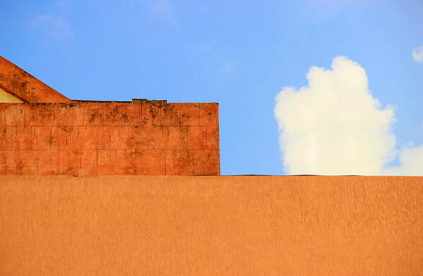 Stray Cloud Art Print featuring the photograph The Muted Cloud by Prakash Ghai