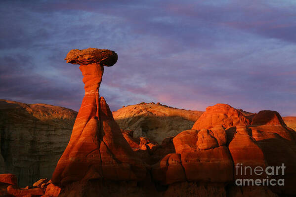 The Rim Rocks Art Print featuring the photograph The Rim Rocks by Keith Kapple