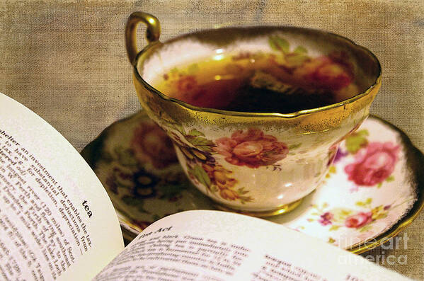 Drink Art Print featuring the photograph The Story of Tea by Nina Silver