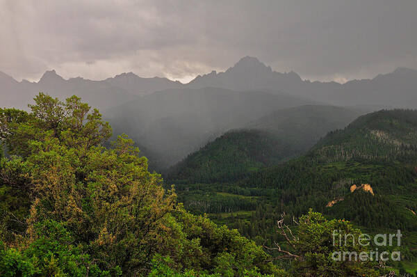 Mountains Art Print featuring the photograph The Thunder Rolls by Randy Rogers