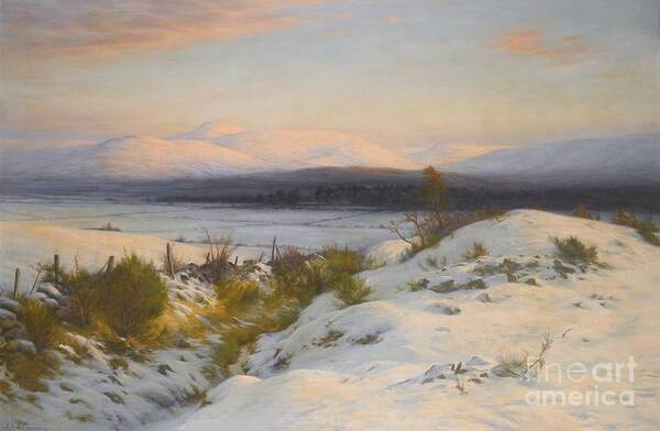 Joseph Farquharson Art Print featuring the painting The Valley Of The Feugh by MotionAge Designs