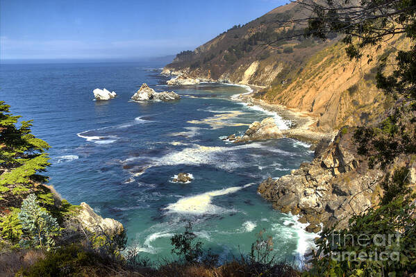 Big Sur Art Print featuring the photograph The View, Big Sur by Paul Gillham