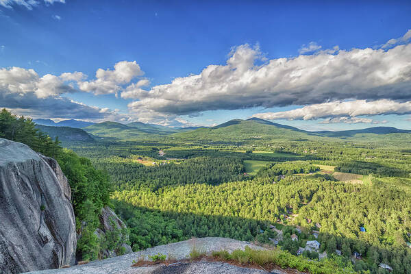 The View From Cathedral Ledge Art Print featuring the photograph The View From Cathedral Ledge by Brian MacLean
