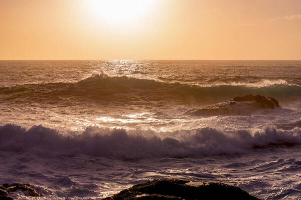 Sunset Art Print featuring the photograph The Way West by Derek Dean