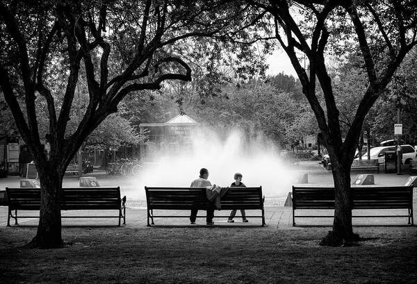 People Art Print featuring the photograph Time Spent Together by Steven Clark