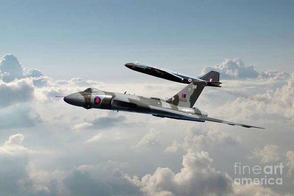 Vulcan Art Print featuring the digital art To The Sky by Airpower Art