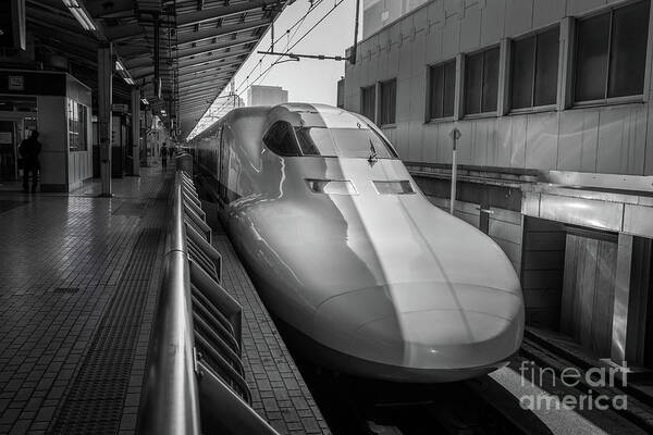 Tokyo Art Print featuring the photograph Tokyo to Kyoto Bullet Train, Japan 3 by Perry Rodriguez