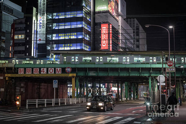 People Art Print featuring the photograph Tokyo Transportation, Japan by Perry Rodriguez